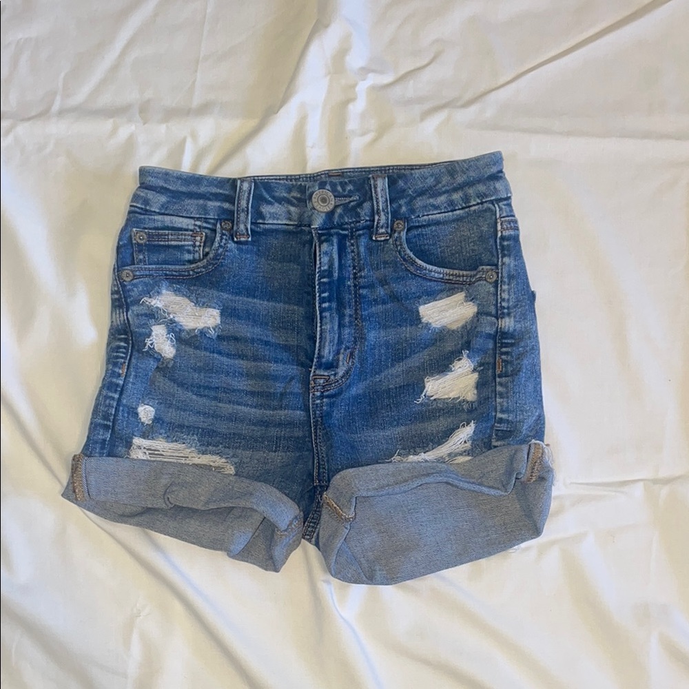 american eagle curvy high-rise shortie
